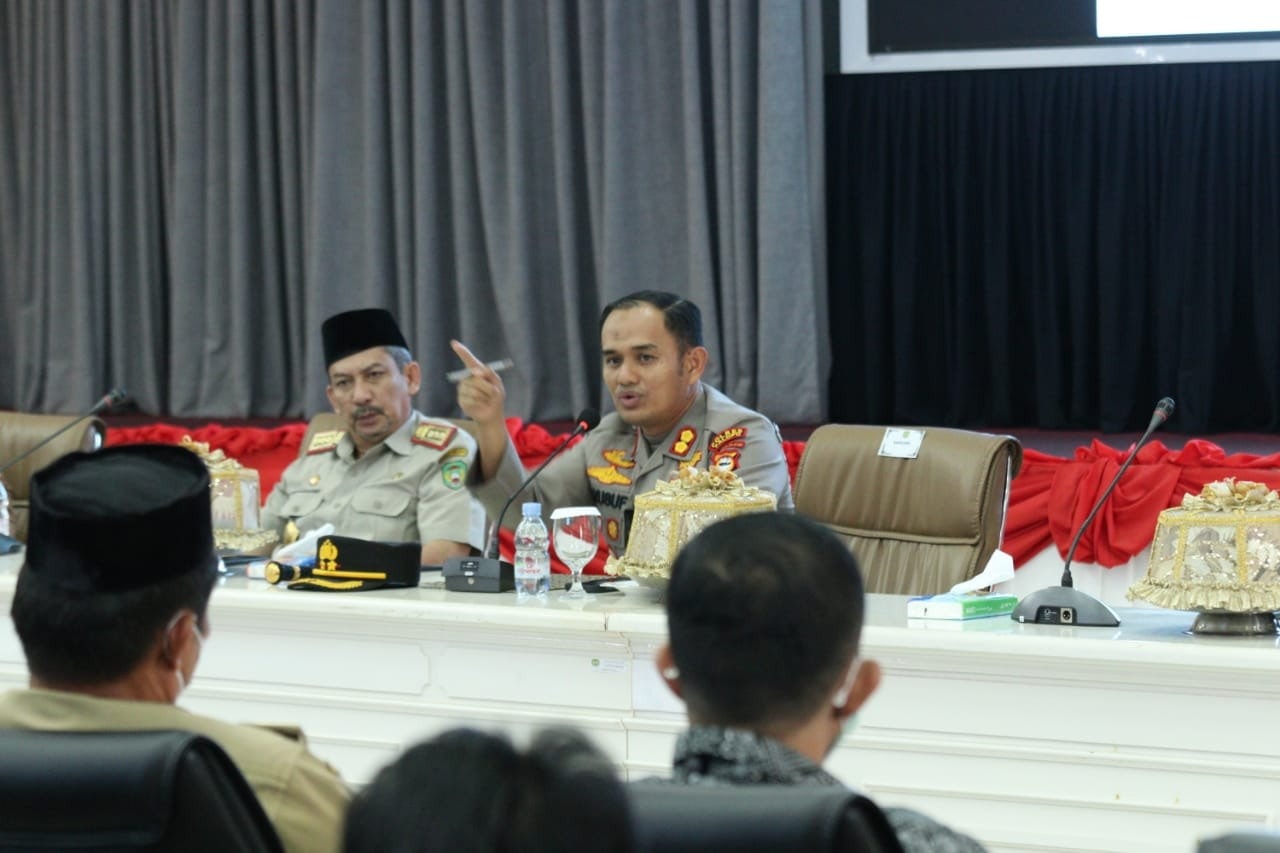 Kapolres Palopo Hadiri Rapat Koordinasi Pencegahan Dan Pengendalian Tawuran Pelajar di Kota Palopo