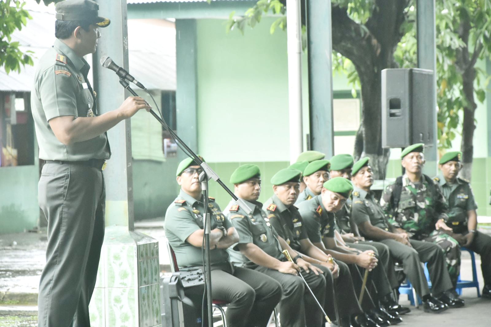 Danrindam Jaya, ” Jaga Jati Diri Prajurit TNI, Taat Loyal dan Patuh Pada Atasan Serta Laksanakan Tugas Tanpa Pamrih.”