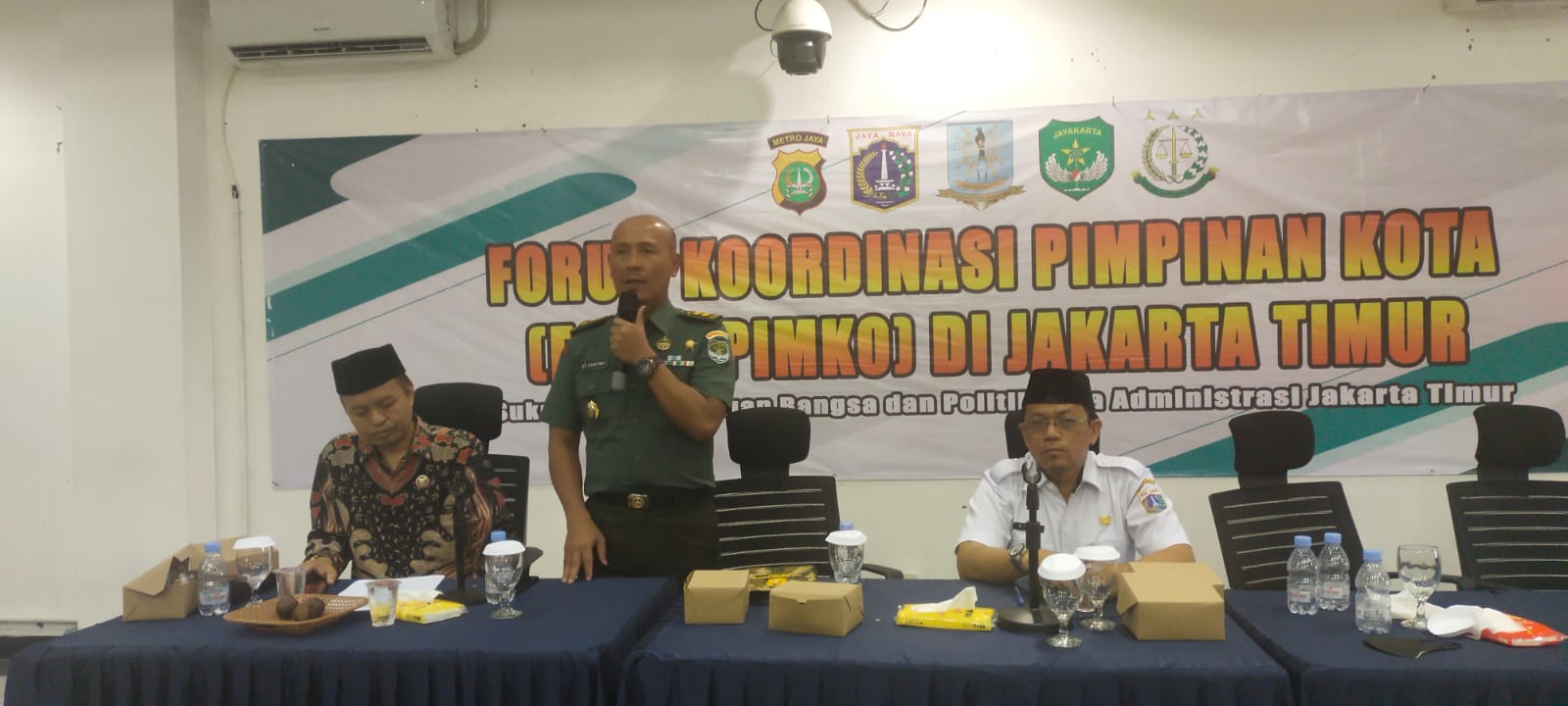 Kasdim 0505/JT Narsum Forkopimko Tentang Peningkatan Toleransi Dalam Bermasyarakat