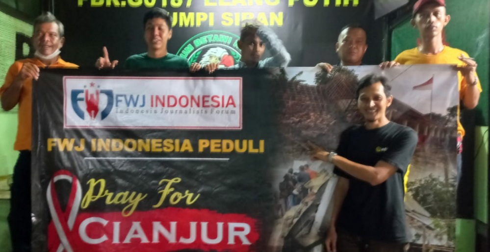 FWJ Indonesia Salurkan Bantuan Korban Gempa Cianjur