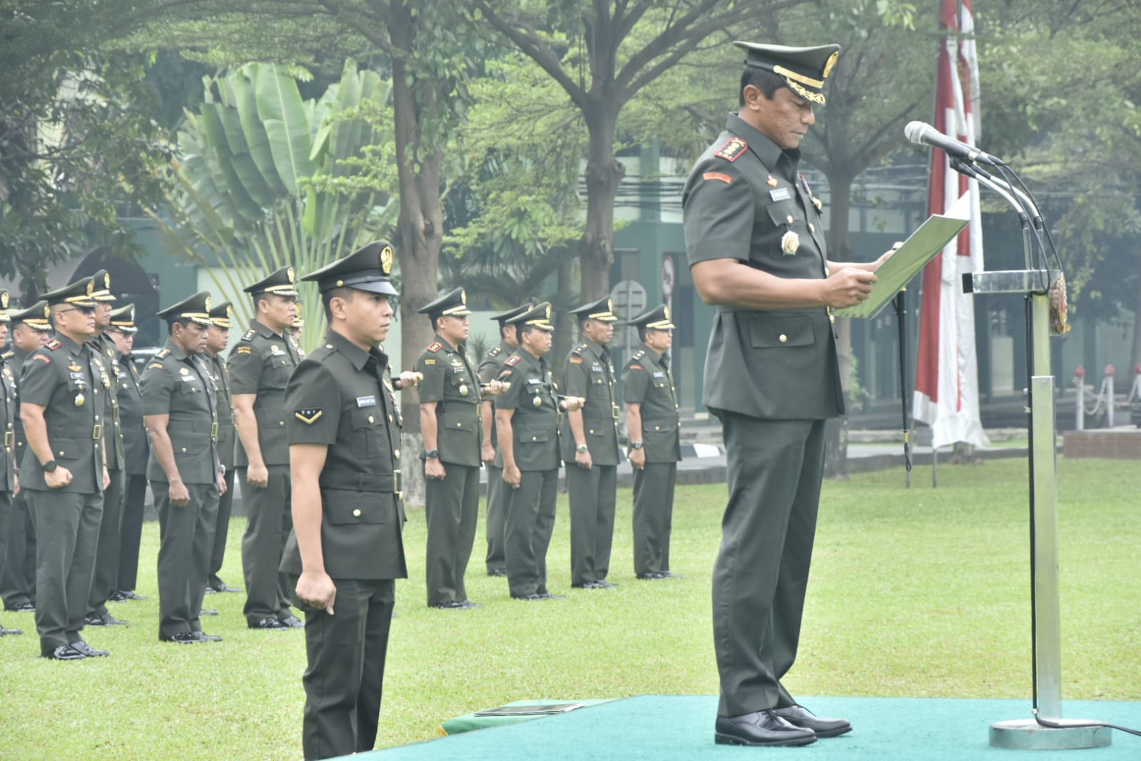 Danrindam Jaya Resmi Buka Pendidikan Pertama Tamtama TNI AD Gelombang II TA. 2022.