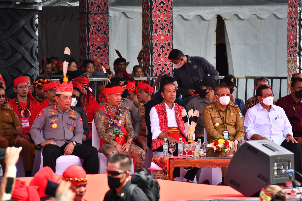 Komandan Lantamal XII Hadiri Kunjungan Kerja Presiden RI Ke Kota Pontianak Kalimantan Barat