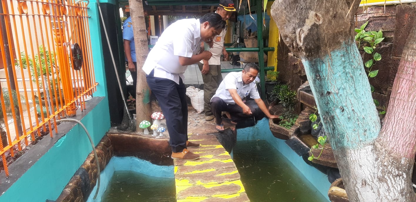 Ketahanan Pangan,Kelurahan Tambora Terima Bantuan Bibit Tanaman dan Ikan Nila Dari Sudin KPKP Kec.Tambora