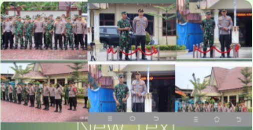 Apel Pagi di Polres Aceh Timur, Dandim 0104 Sebut Soliditas TNI-Polri di Aceh Timur Sangat Baik