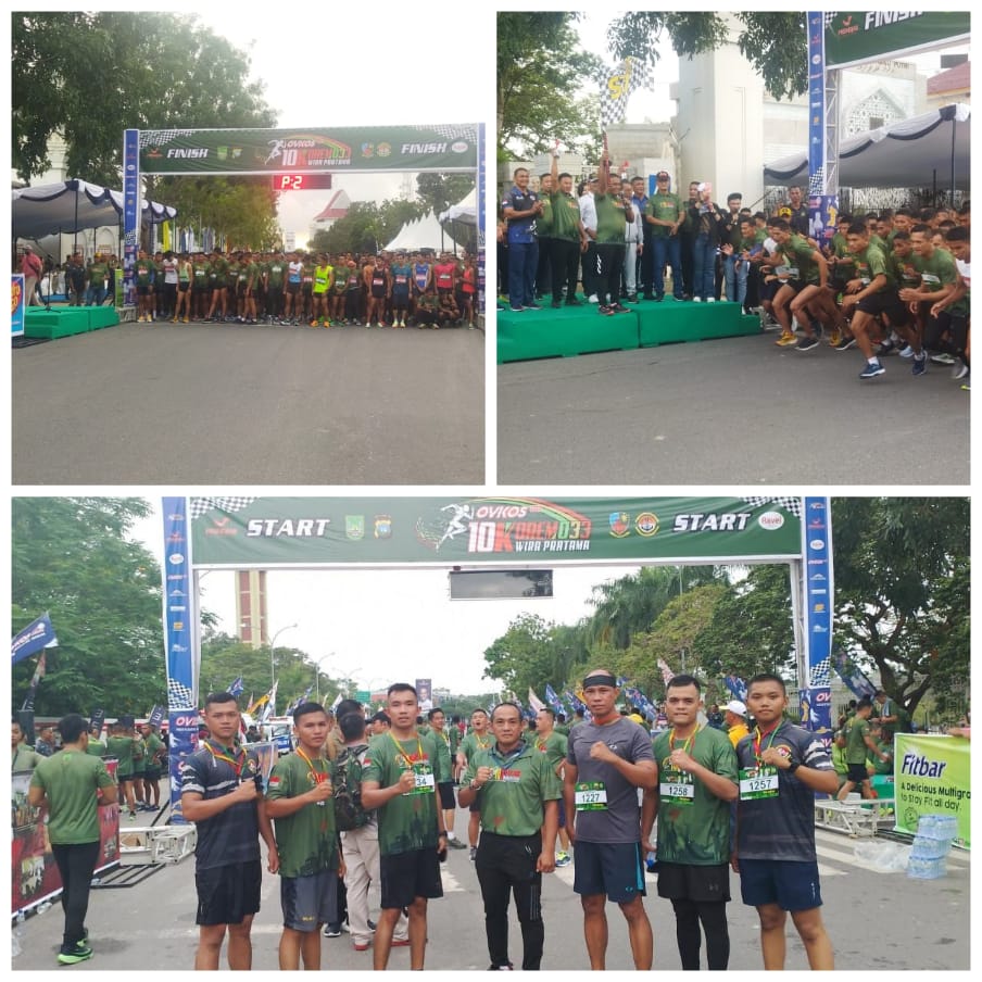 TNI AL, Lanal Bintan Semarakkan Run 10 K Dalam HUT Ke-17 Korem 003/WP