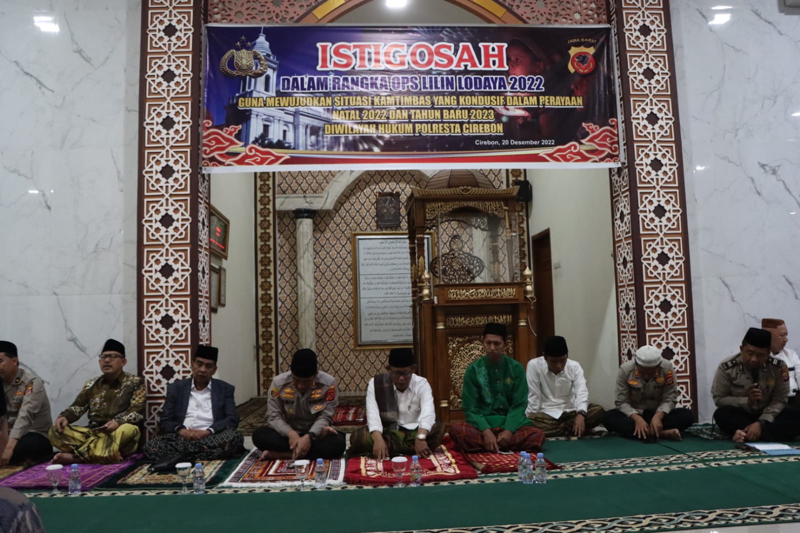 Jelang Operasi Lilin Lodaya 2022, Polresta Cirebon Gelar Istighosah dan Doa Bersama