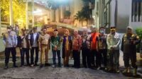 FKDM Kelurahan Mangga Besar Turut Serta Pengamanan Kunjungan Forkopimko Jakarta Barat Menjelang Natal