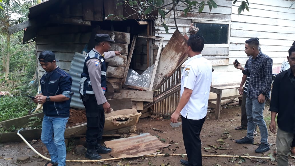 Gajah Liar Kembali Mengamuk, 2 Unit Rumah Rusak Di Bener Meriah