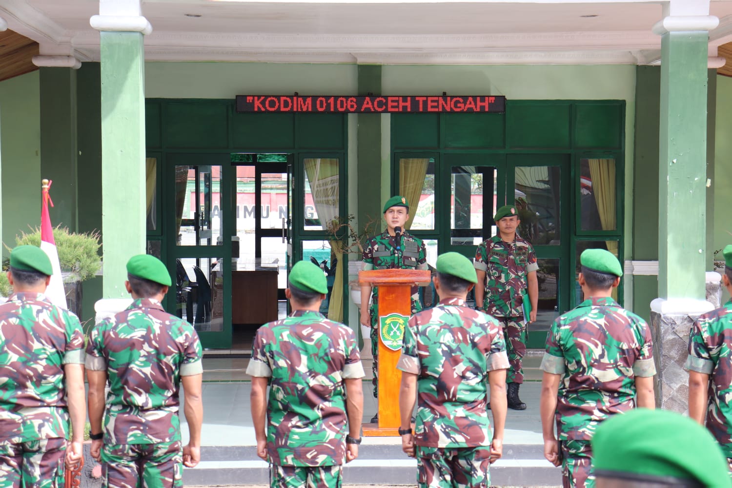 10 Anggota Kodim 0106/Aceh Tengah, Bangga Bisa Kembali Ke Kampung Halamannya