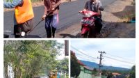 Masyarakat Kasui Berterimakasih atas Perbaikan Jalan Provinsi yang rusak parah kini sudah di Hotmix