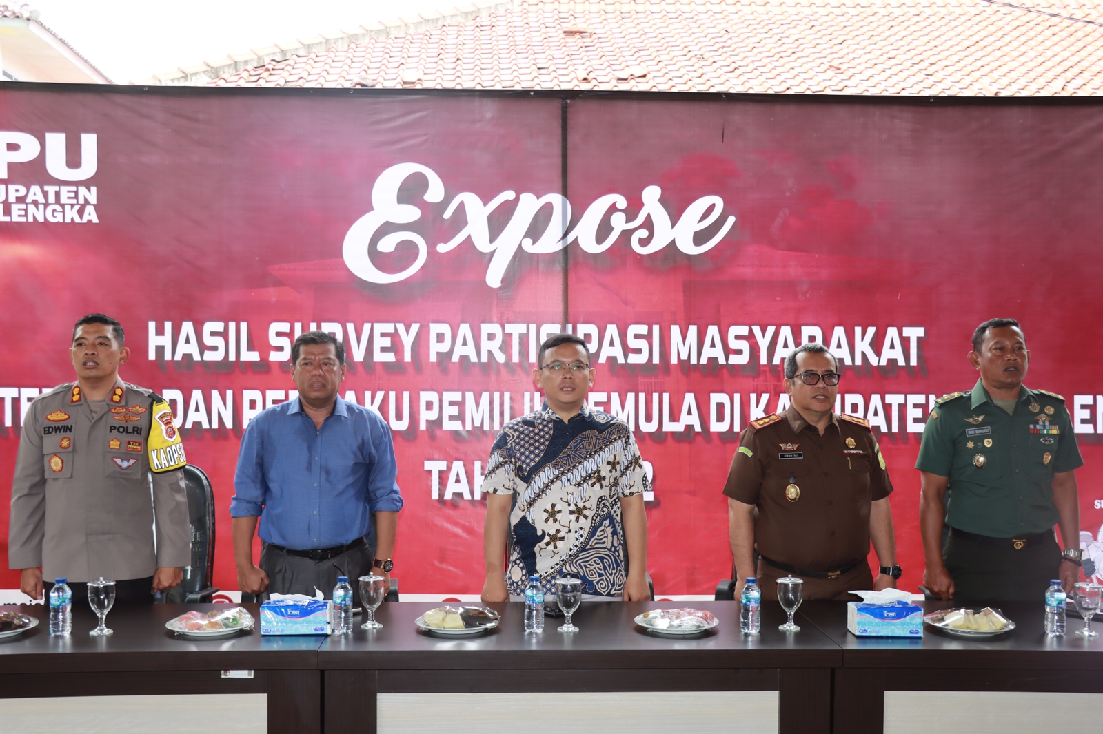 Kapolres Majalengka Hadiri Sosialisasi Hasil Survey Partisipasi Masyarakat Tingkat Kabupaten Majalengka