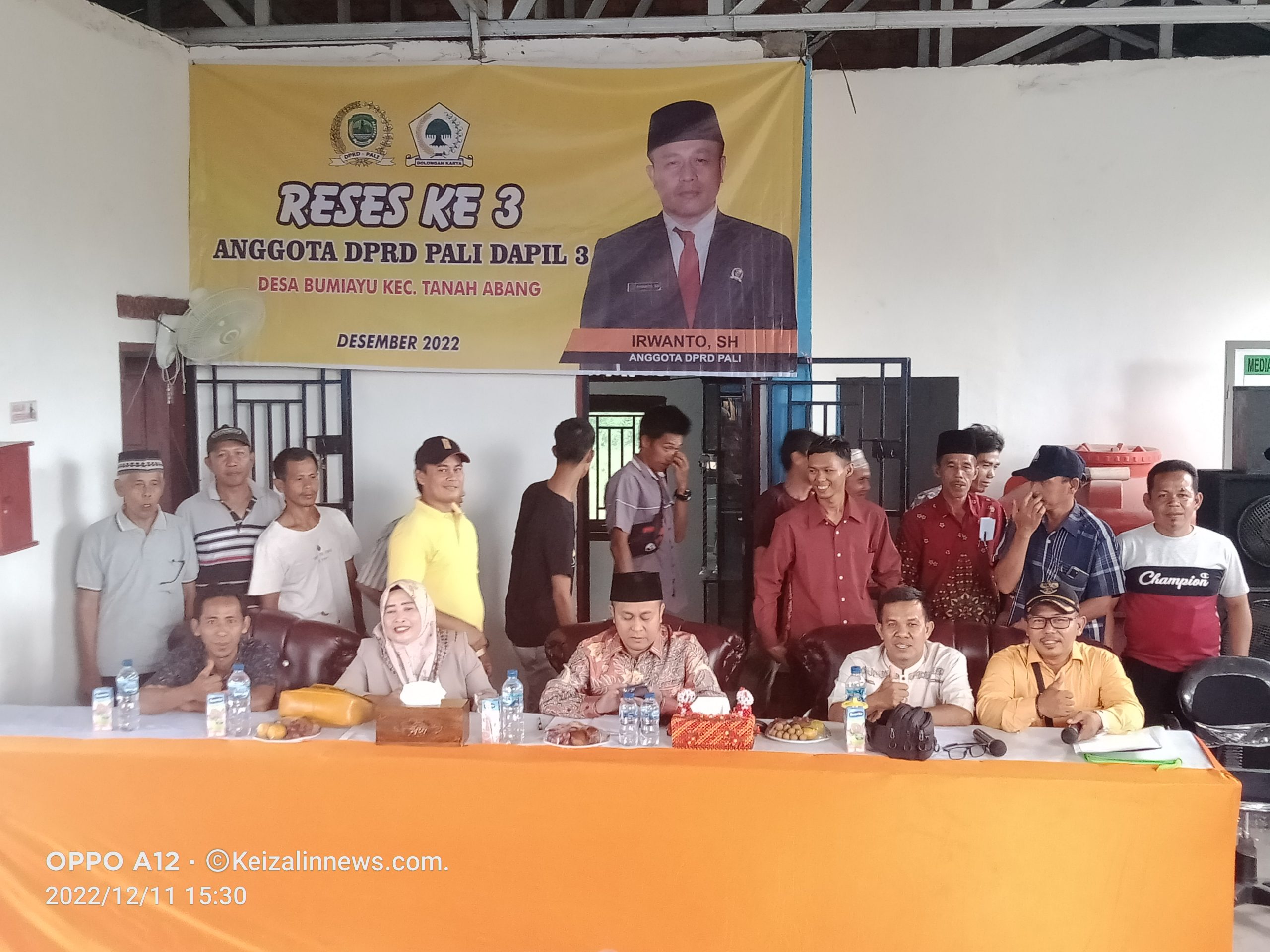 Irwanto Anggota DPRD PALI, Gelar Rases Ke -3 Tahun 2022