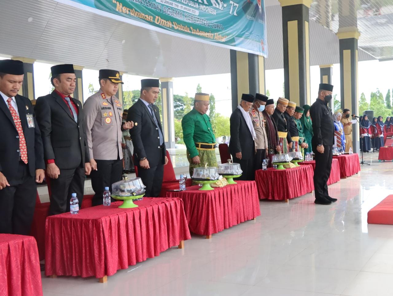 Hadiri Upacara Hari Amal Bakti Kemenag, Kapolres Luwu : Rawat Terus Kerukunan Antar Umat Beragama