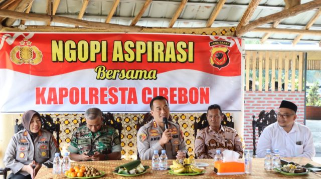 Kapolresta Cirebon Gelar Ngopi Aspirasi Bersama Berbagai Unsur Masyarakat Talun