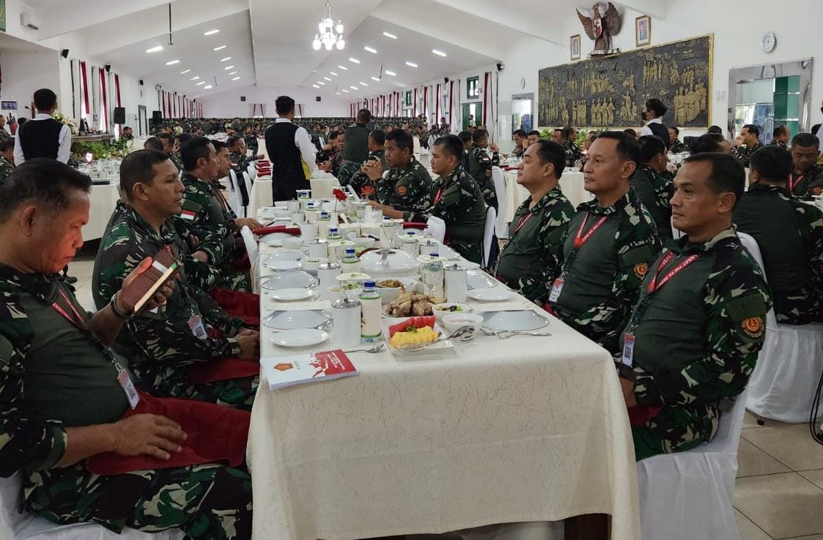 Danlanal Bintan Hadiri Apel Komandan Satuan TNI TA. 2023