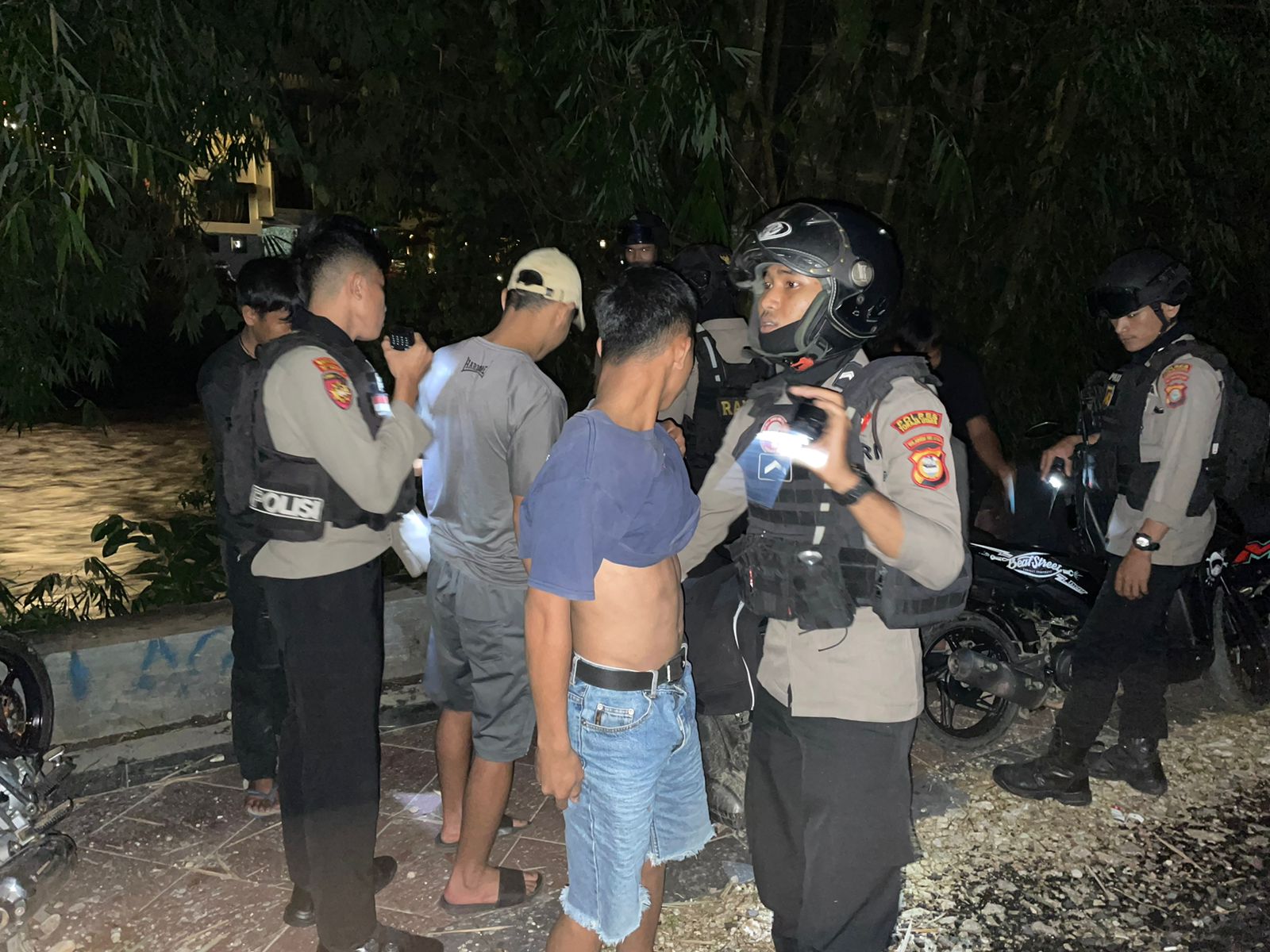 Sat Samapta Polres Toraja Utara Gelar Patroli Malam, Pastikan Rasa Aman 1×24 Jam