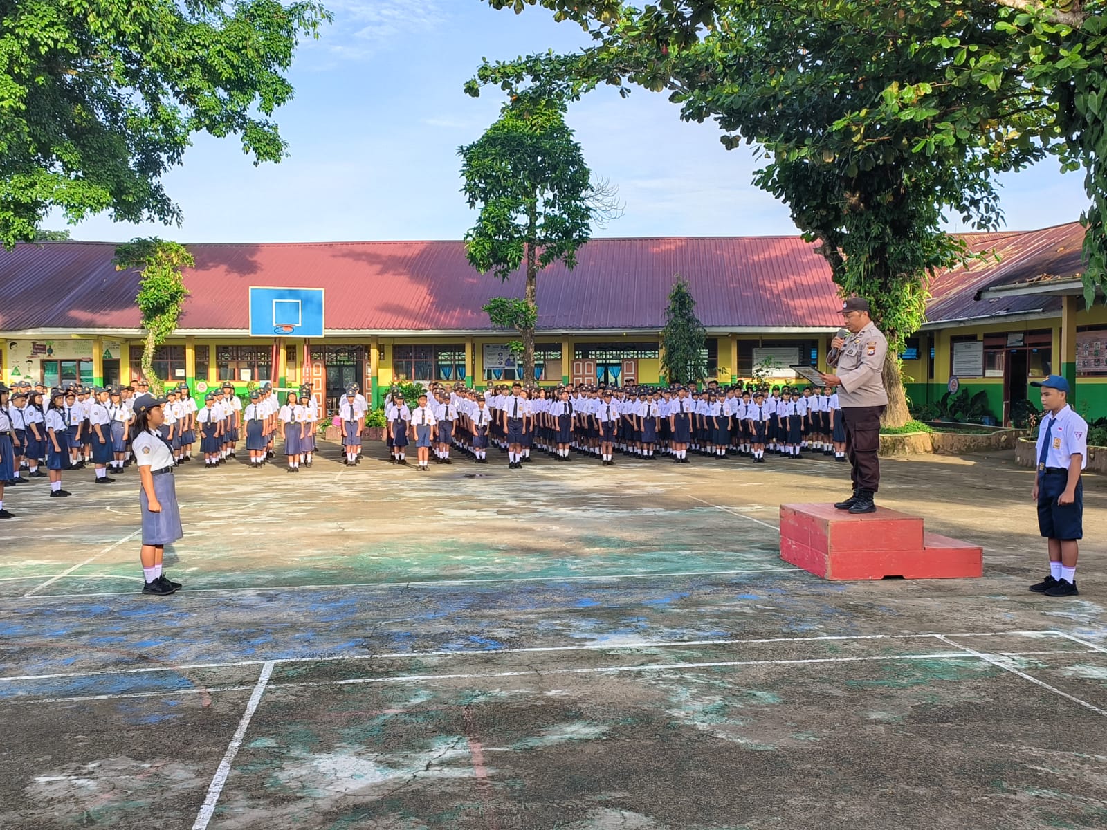 Police Goes to School, Cara Polsek Sanggalangi’ Cegah Kenakalan Remaja