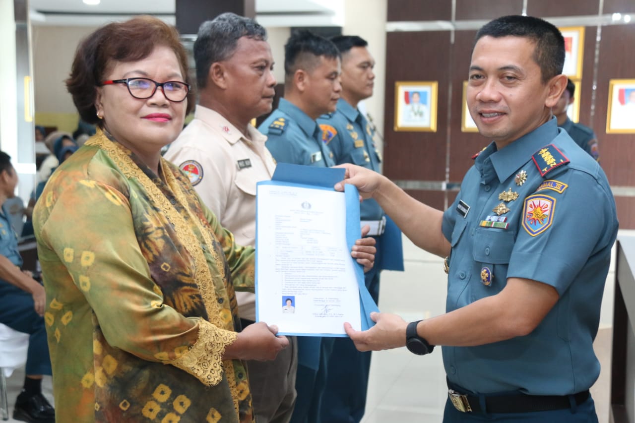 Pangkalan TNI AL Palembang Gelar Acara Penyerahan SIP Rumah Dinas Komplek TNI AL Arafuru dan Jakabaring Palembang