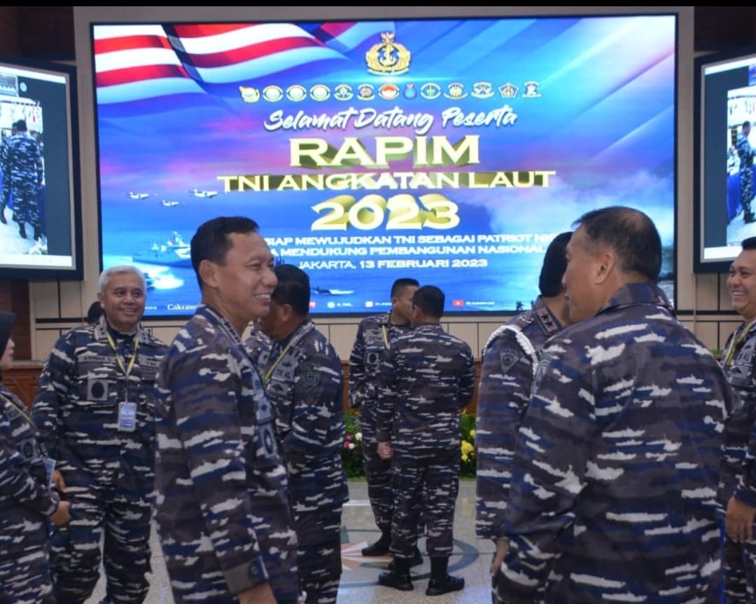 Pangkoarmada RI Mengikuti Rapim TNI AL Tahun 2023