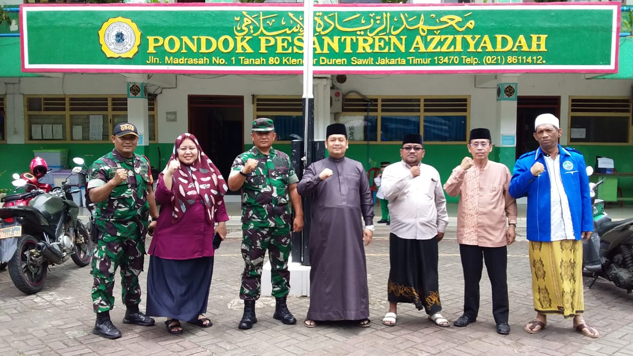 Lingkungan Sekolah Aman, Koramil 08/Duren Sawit Giat Army Go To School