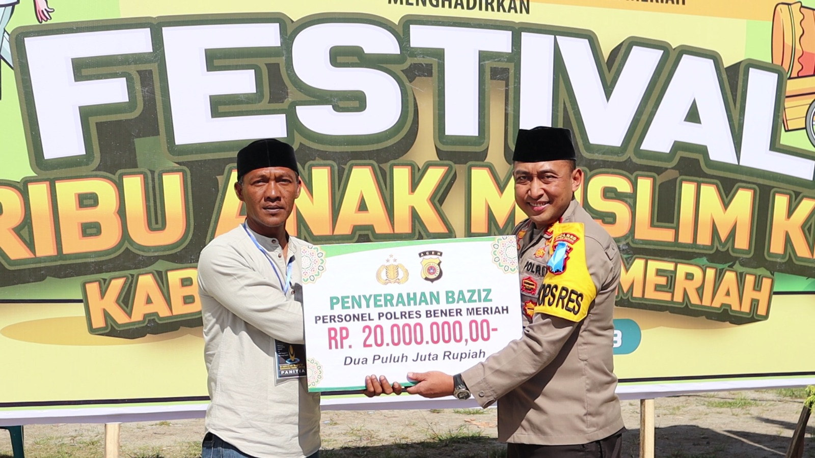 Kapolres Bener Meriah Buka Festival 1000 Anak Muslim di Kecamatan Timang Gajah