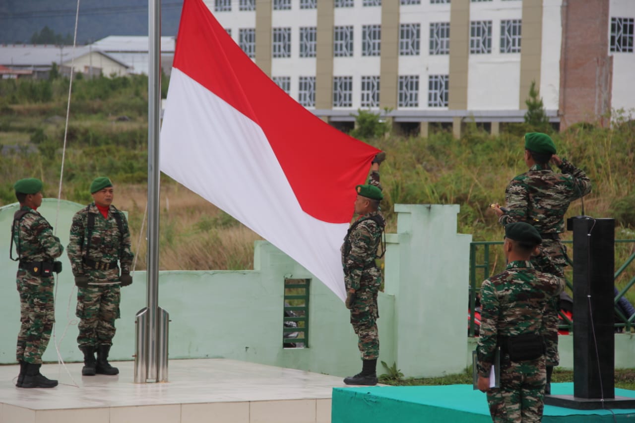 Dandim: Bacakan Amanat KSAD Pada Upacara Bendera 17 – San