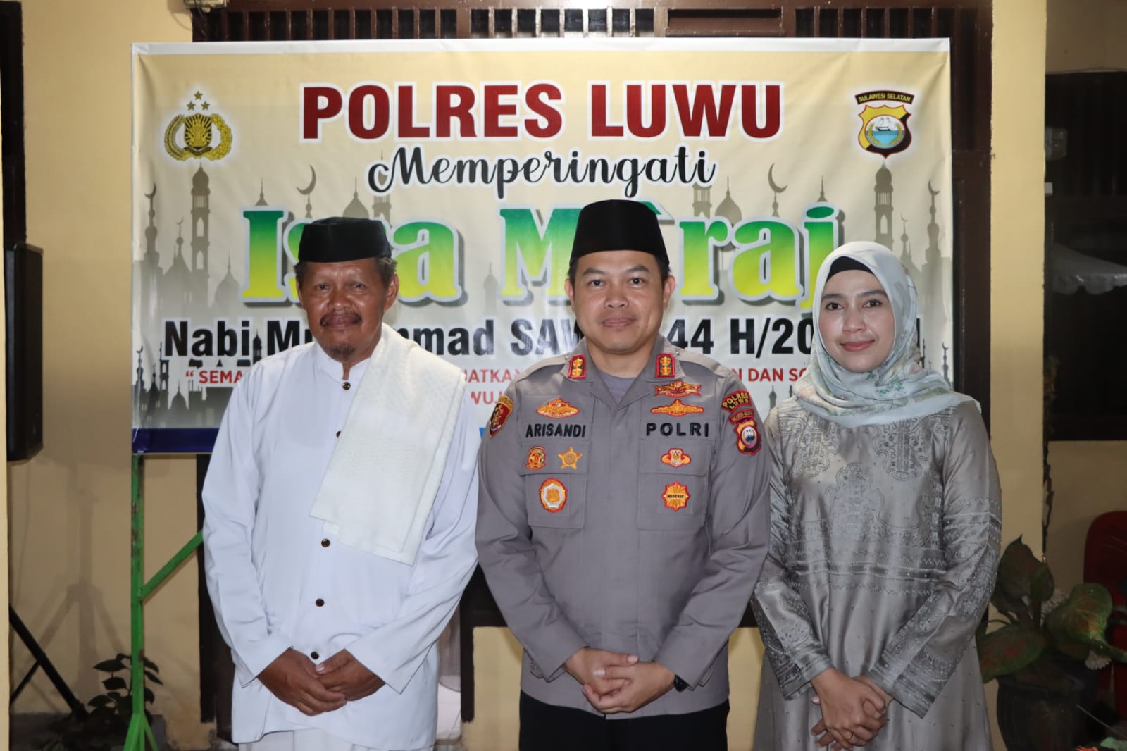 Kapolres Luwu Ajak Personil Tingkatkan Keimanan Melalui Peringatan Isra Mi’raj Nabi Muhammad SAW 2023/1444 H