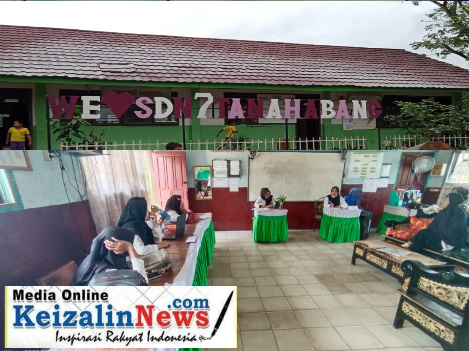 Sudah 3 Tahun Disarangi Kelelawar SDN 07 Tanah Abang Belum Ada Solusi