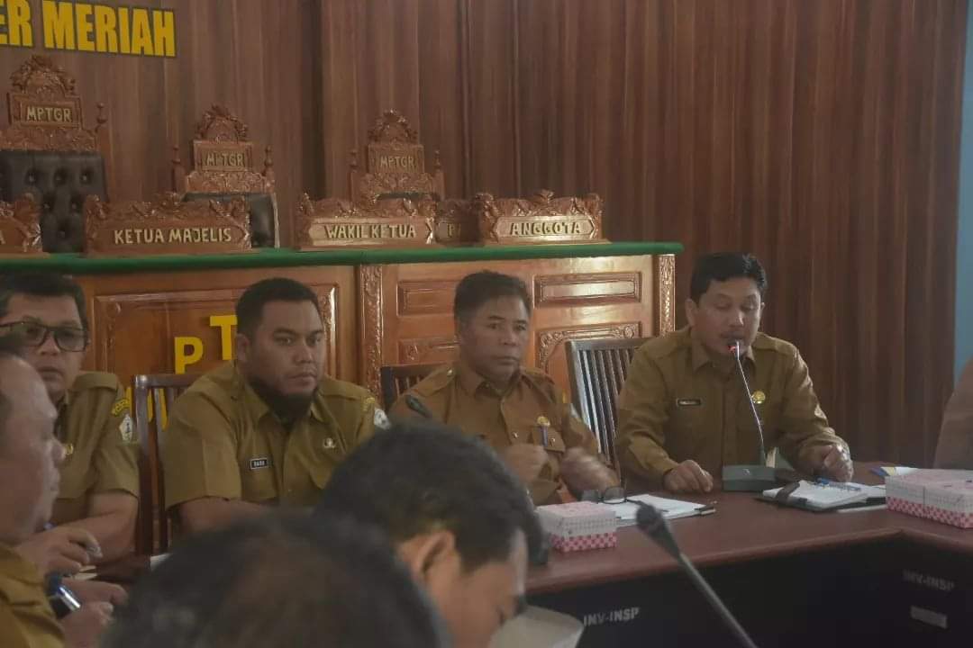 Pj Sekda Armansyah Memimpin Rapat Pedoman MCP-KPK