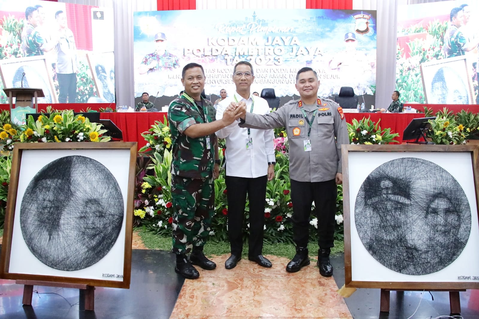 Tingkatkan Sinergitas, Kodam Jaya dan Polda Metro Jaya Gelar Rapat Pimpinan