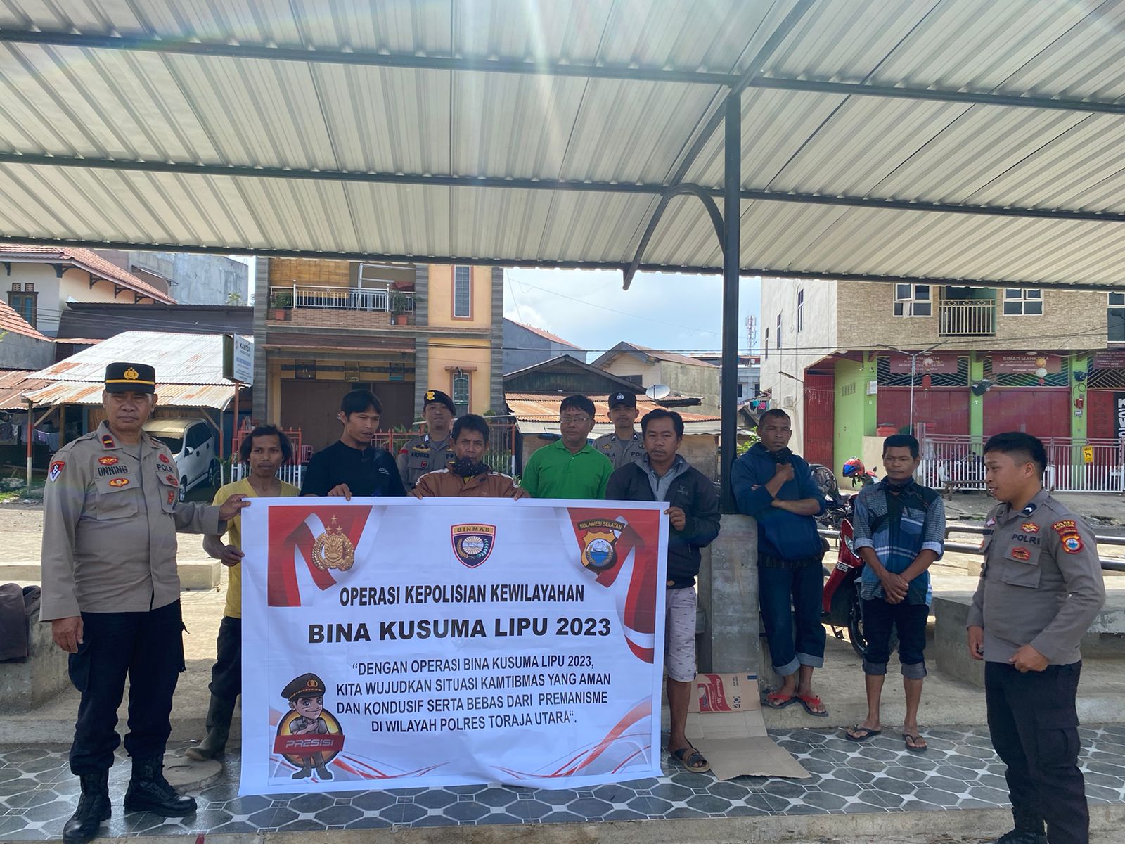 Tangkal Aksi Premanisme, Polres Toraja Utara gelar Operasi Bina Kusuma Lipu 2023 Di Hari Pertama