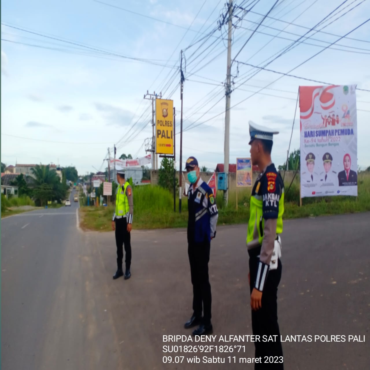 Guna Terciptanya Tertib Berlalu Lintas, Satlantas Polres PALI Laksanakan Pengaturan Dijalan