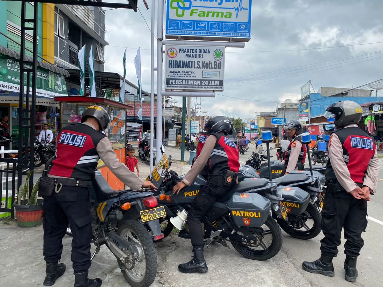 Satuan Samapta Polres Bener Meriah Laksanakan Patroli Rutin Wujudkan Situasi Yang Kondusif