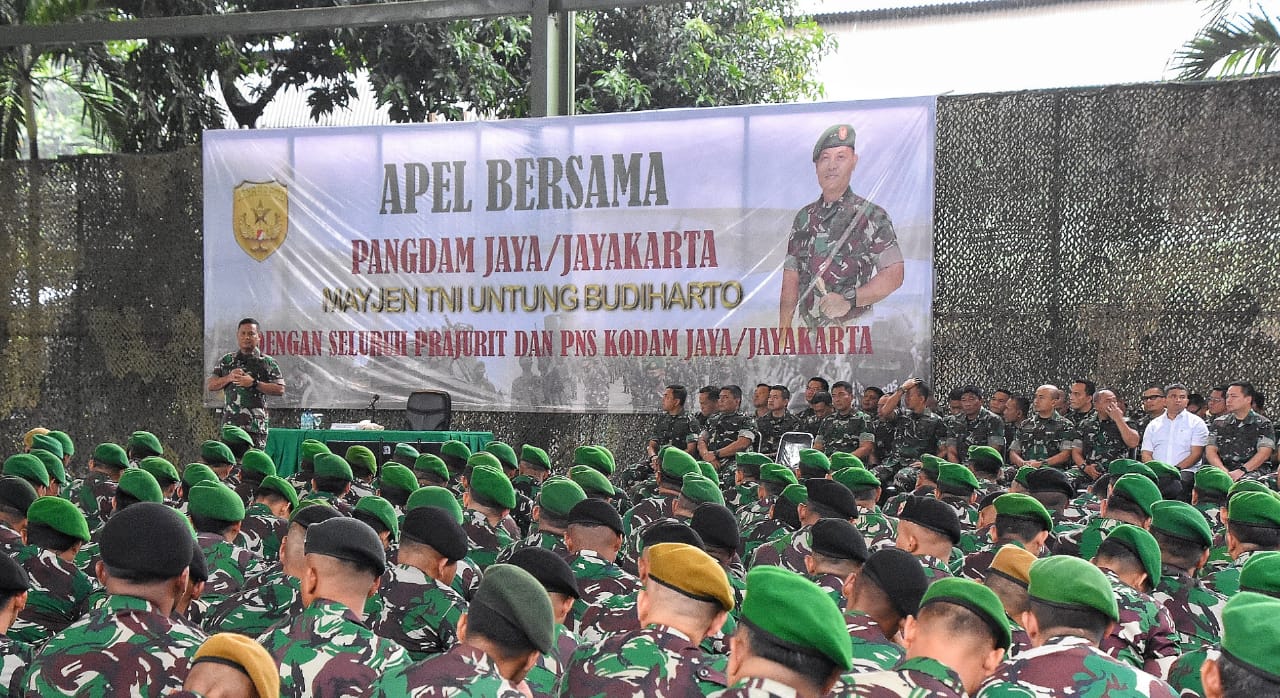 Apel Bersama, Pangdam Jaya Ucapkan Terimakasih