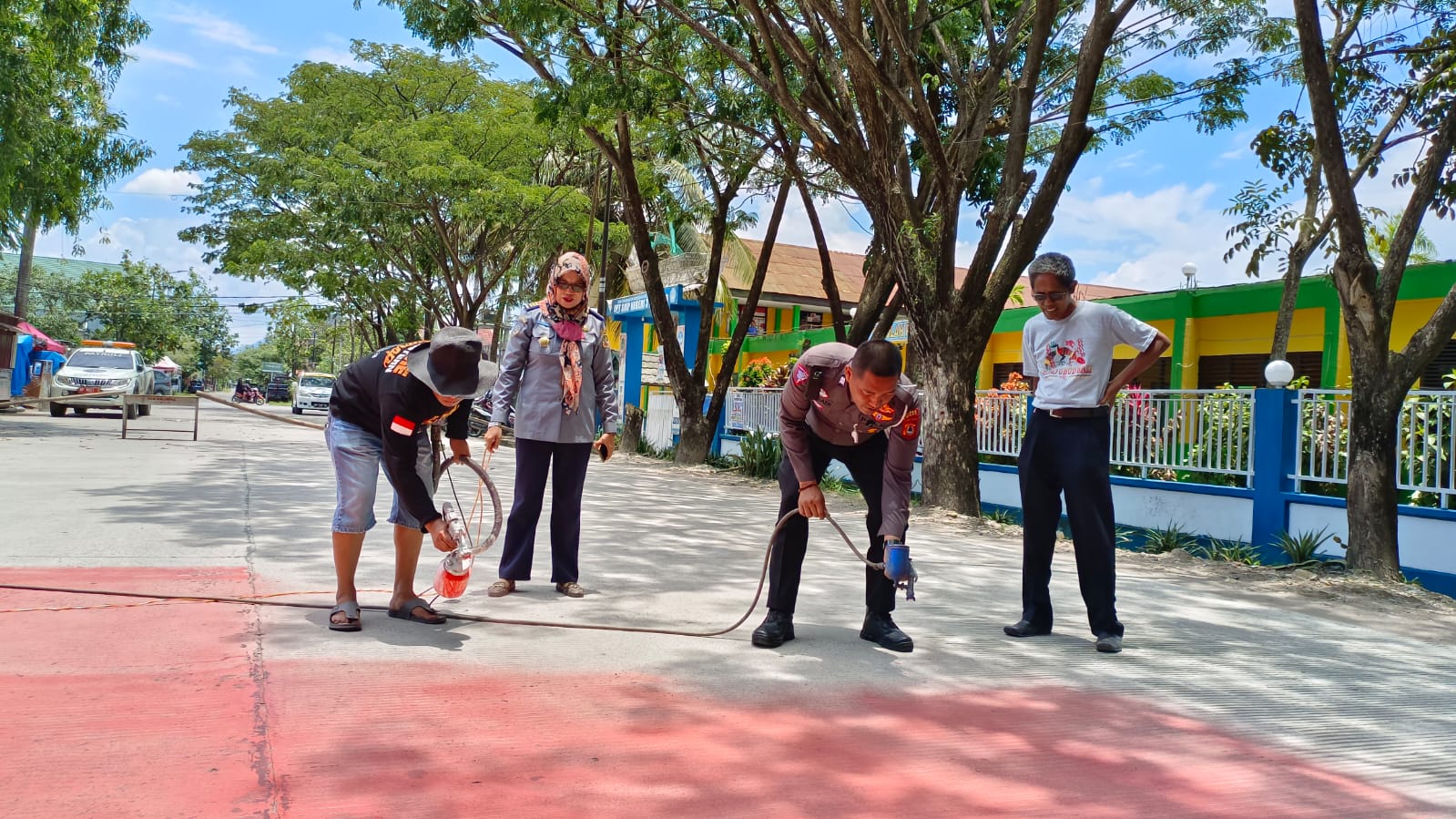 Sat Lantas Polres Sidrap Gandeng Dishub Ciptakan Zona Selamat Sekolah