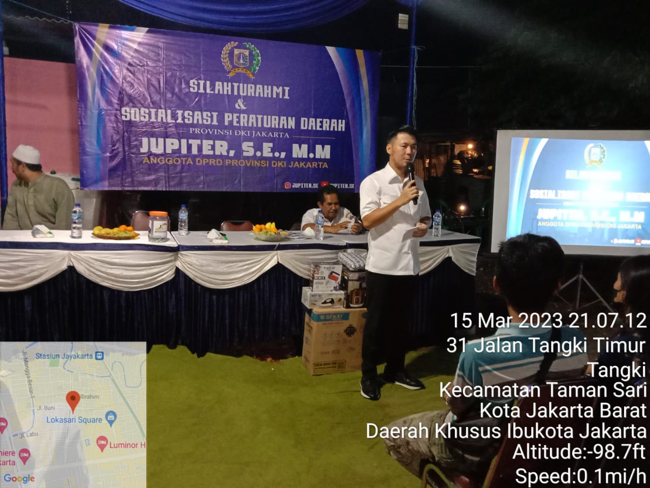 Babinsa Sertu Suharno Memonitoring Giat Sosialisasi Perda  No 4 Tahun 2013 Tentang Kesejahteraan Sosial dan Santunan Anak Yatim