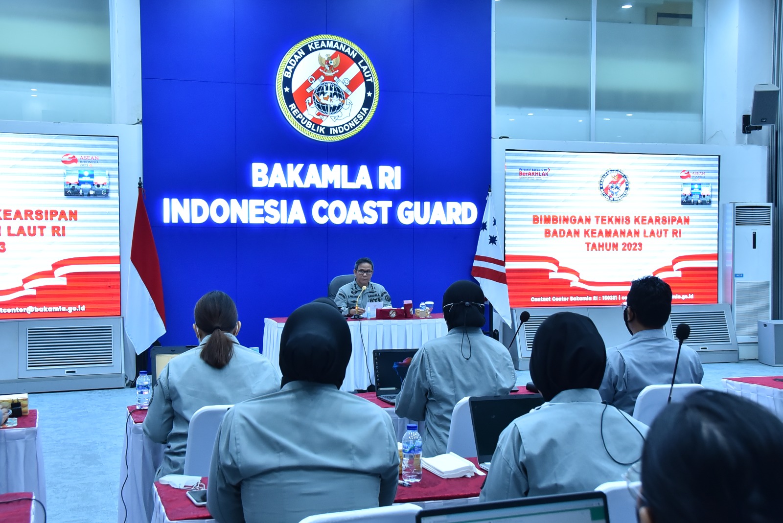 Bakamla RI Gelar Bimtek Kearsipan Tahun 2023