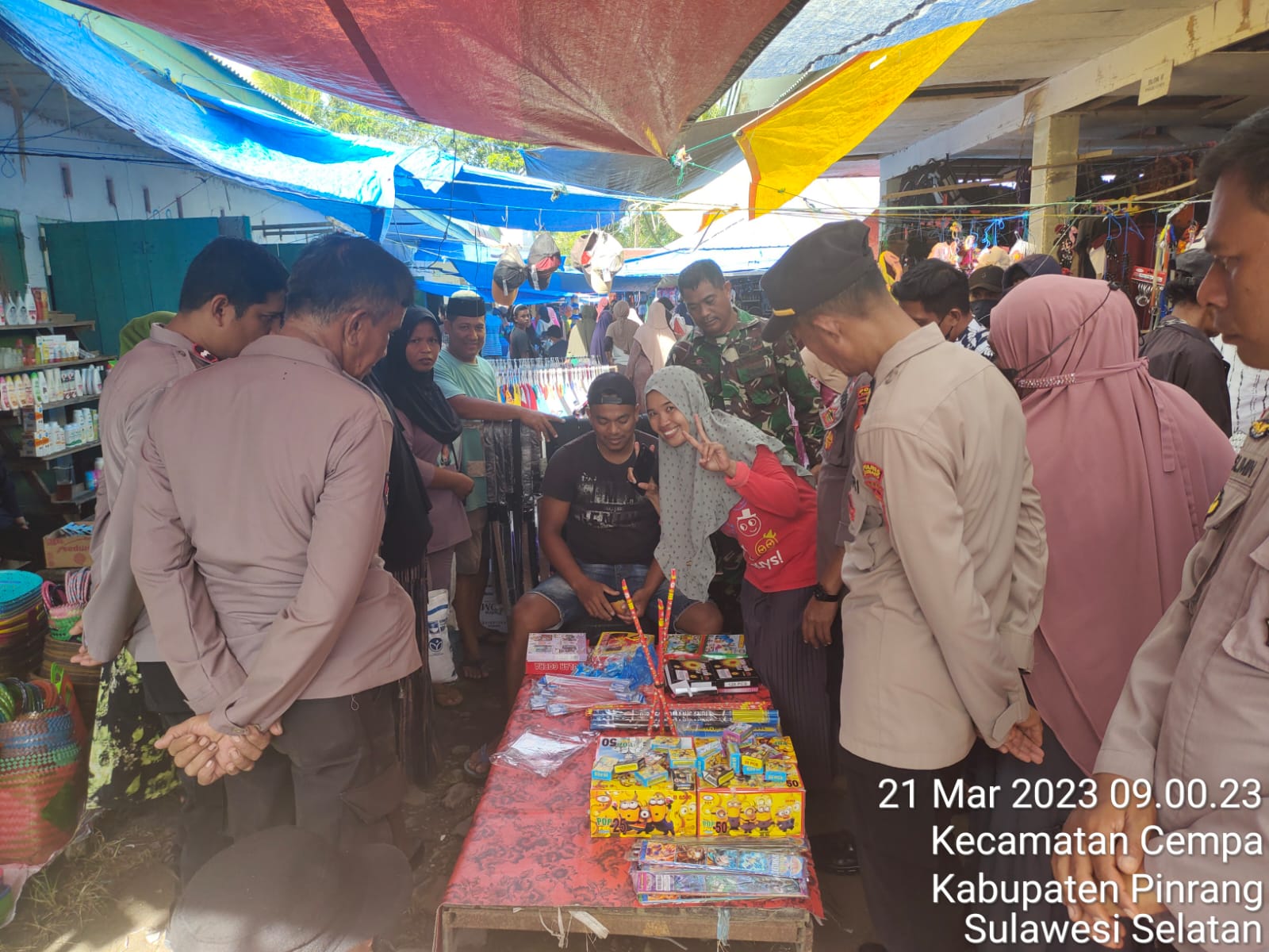 Jelang Bulan Suci Ramadhan 1444 H, Tiga Pilar Kecamatan Cempa Gelar Operasi Cipta Kondisi