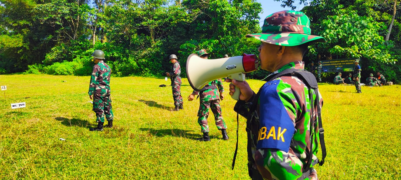 Pelihara Kemampuan Menembak, Kodim 0601/Pandeglang Laksanakan Latihan Menembak TWI Tahun 2023