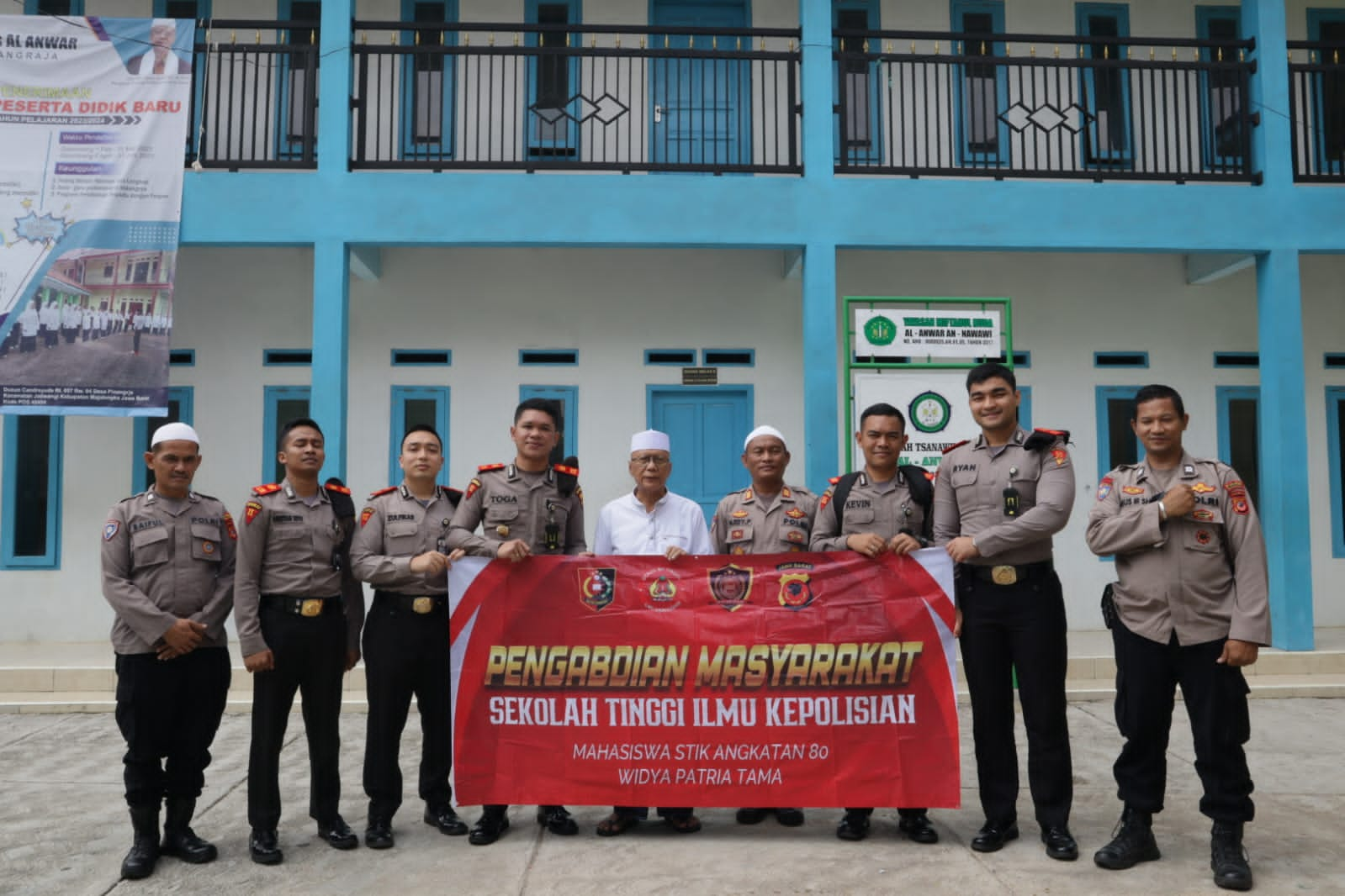 Mahasiswa STIK Bersama Paping Polres Majalengka Silaturahmi Bersama Ketua MUI