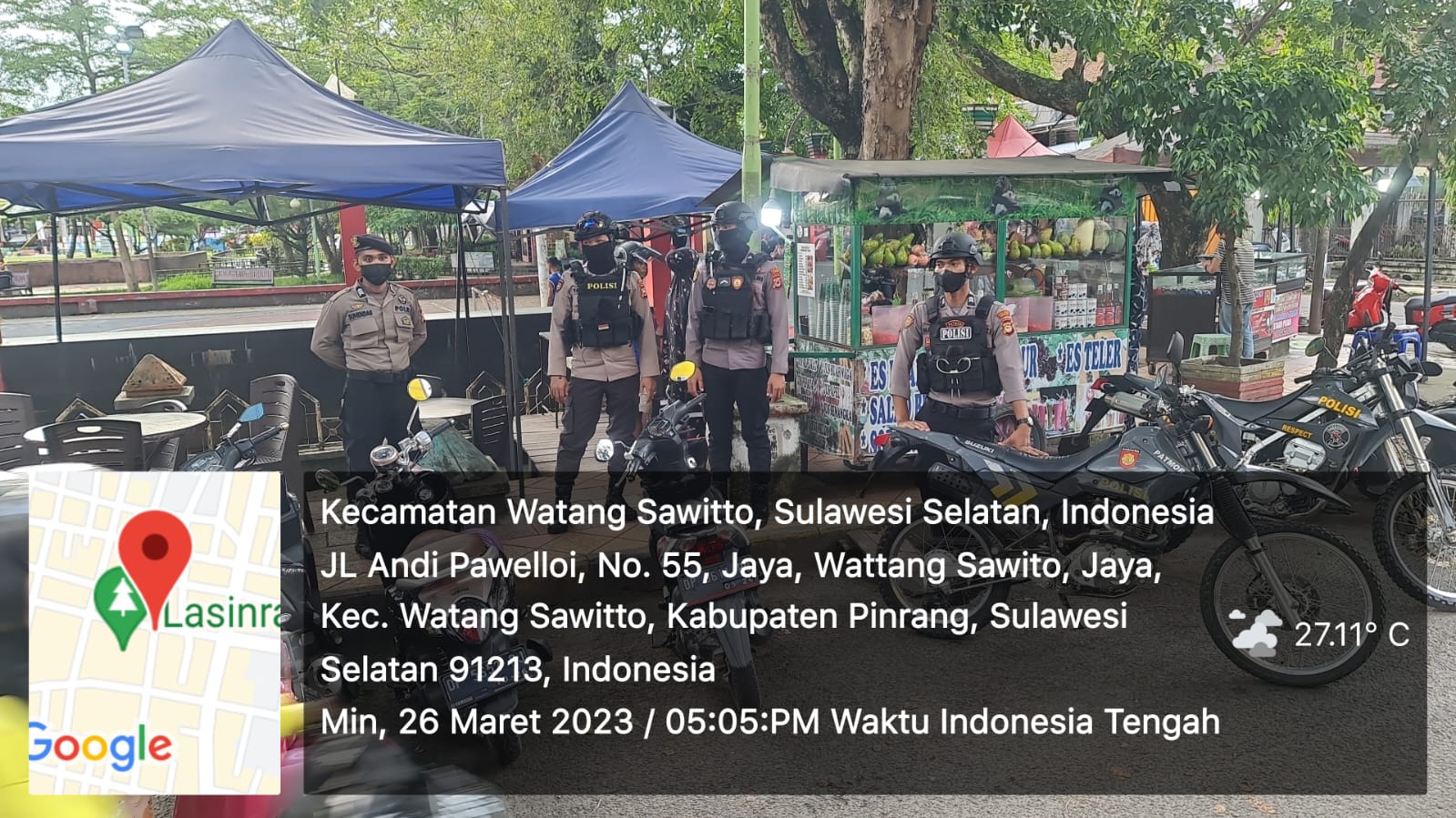 Kasat Samapta Pimpin Personil Gelar Patroli Dialogis Ramadhan 1444 H