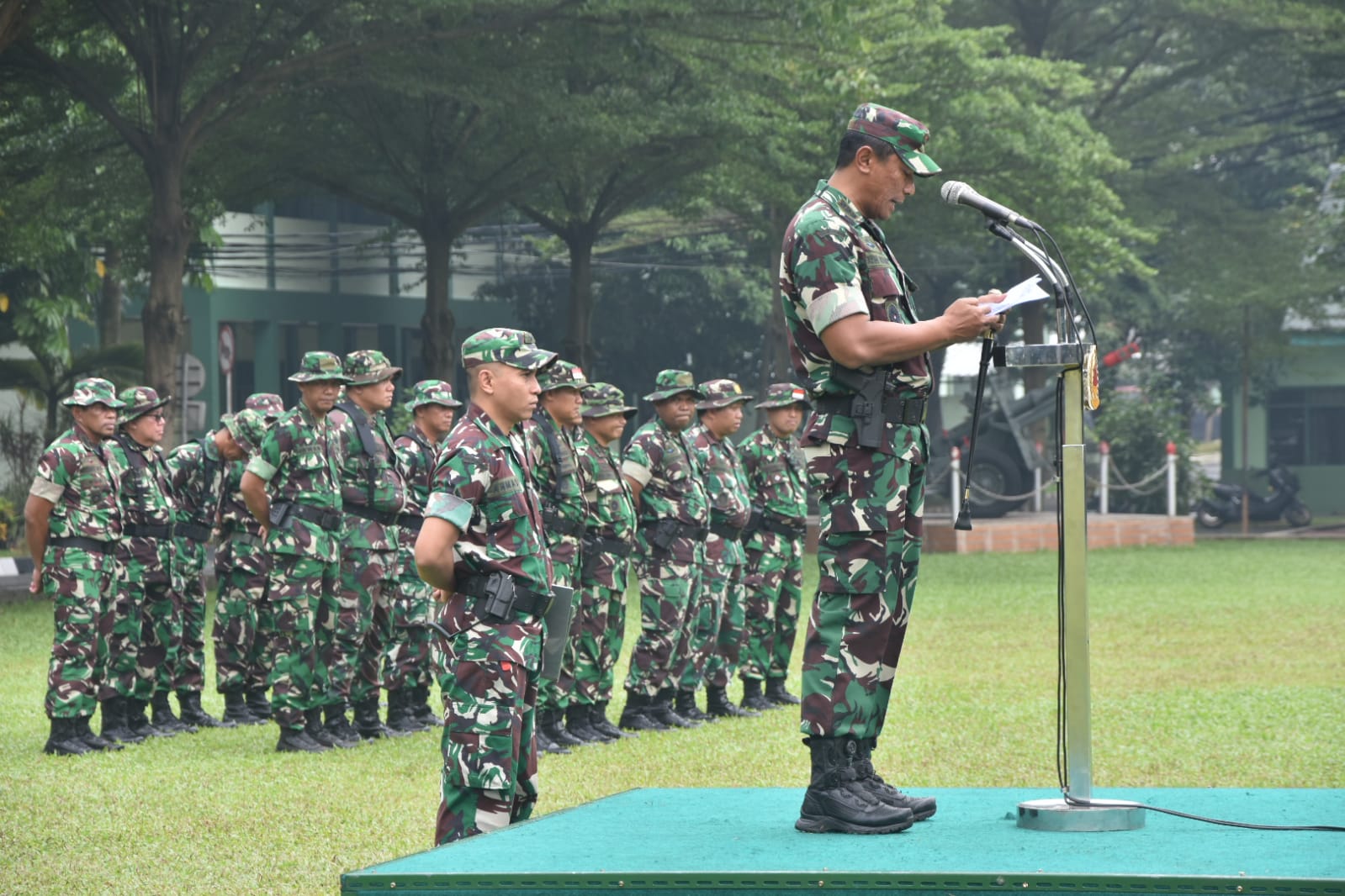 Danrindam Jaya Resmi Buka Latihan Berganda Siswa Dikmata TNI AD Gel II TA. 2022.