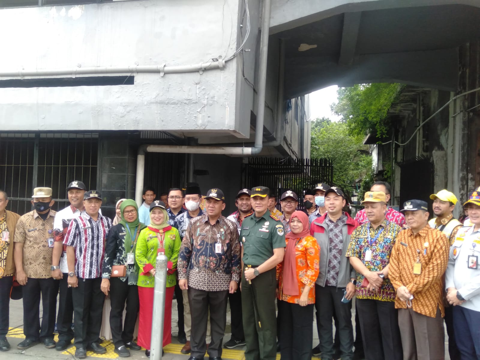 Dandim 0503/JB Hadiri Apel Gabungan Tiga Pilar Jakarta Barat Dalam Rangka Pengawasan dan Pengamanan Kota Tua