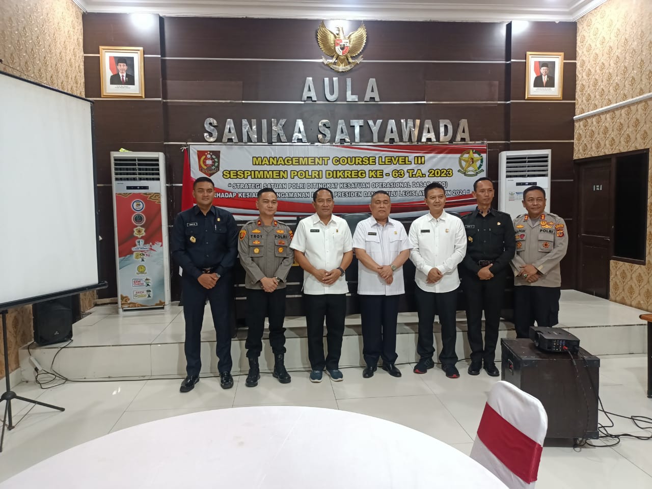 Kasdim 0614/Kota Cirebon hadiri kegiatan Managemen Course Level III Sespimen Polri dikreg ke-63 tahun 2023