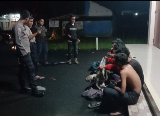 Upaya Pencegahan Dini, Polisi di Cikijing Amankan 9 Orang Diduga Akan Perang Sarung