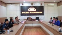 Kapolres Majalengka Pimpinan Langsung Pembukaan PKL Para Mahasiswa Universitas Majalengka di Polres Majalengka