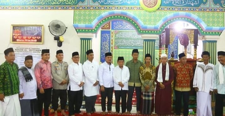 Pemerintah Daerah PALI  Mengelar  Safari Ramadhan 1444, Hijriah Di Mesjid Al-Mutaqin Desa Tanjung Kurung