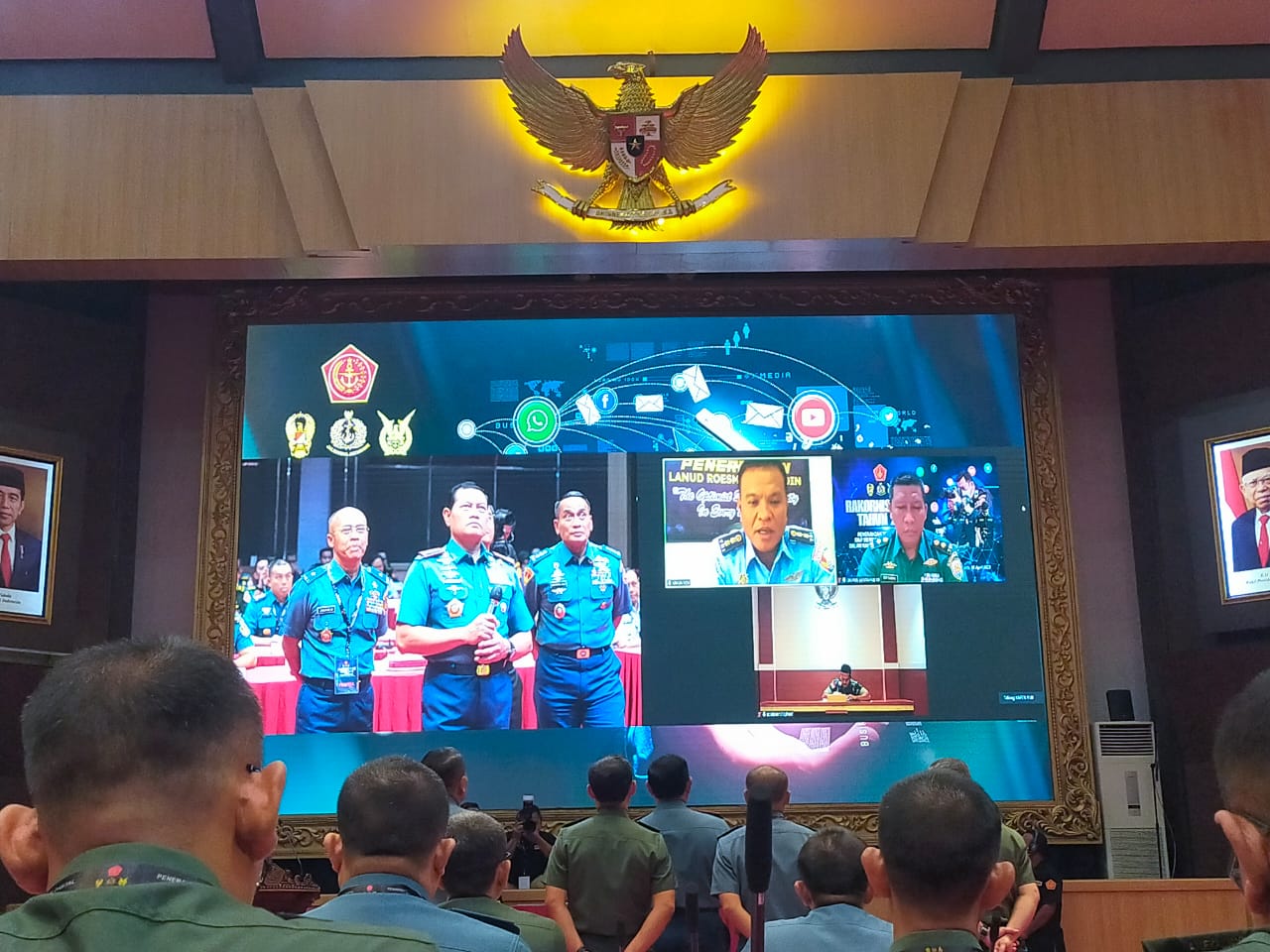 LANTAMAL III JAKARTA IKUTI DIALOG BERSAMA INSAN PENERANGAN TNI DALAM KEGIATAN RAKORNISPEN TNI TAHUN 2023