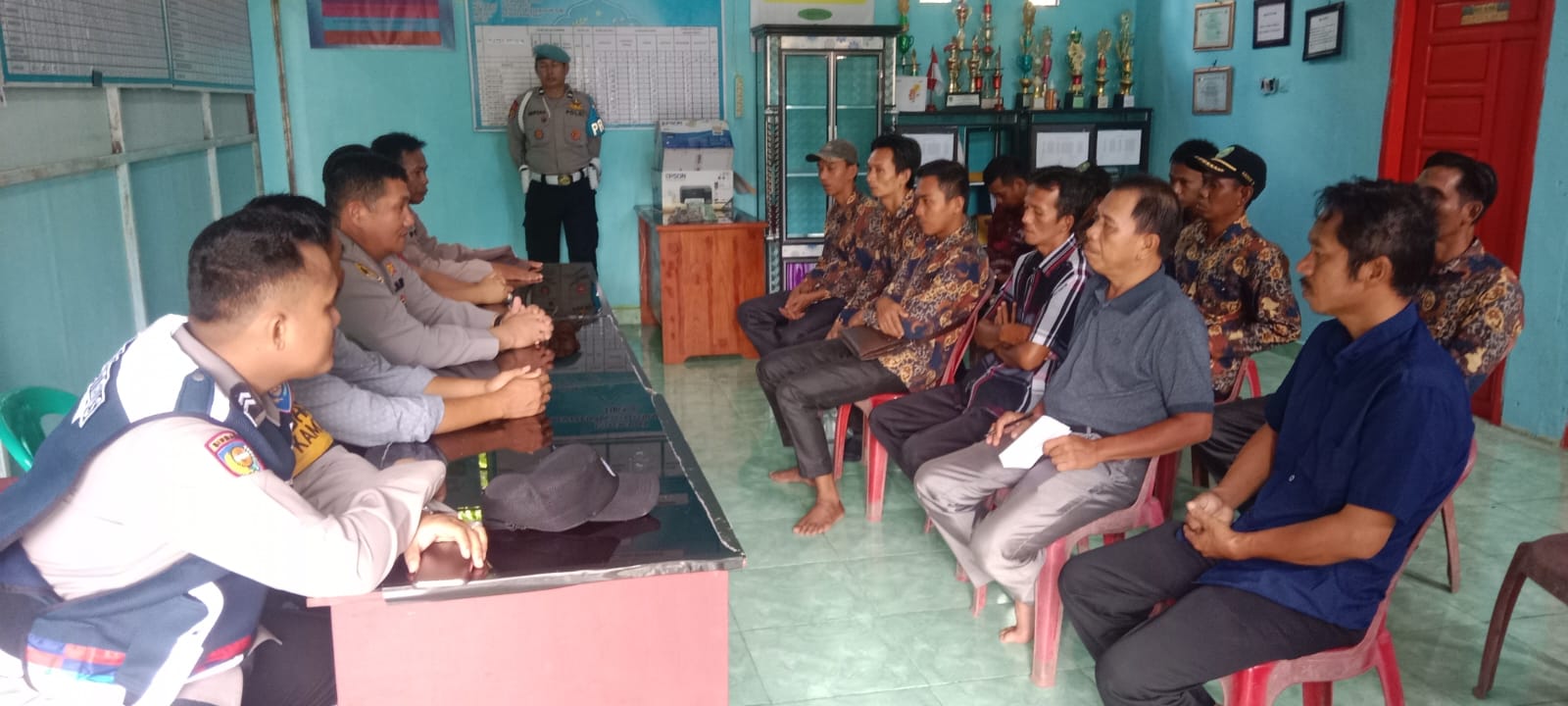 Polsek Tanah Abang Giat Monitoring Koordinasi Tahapan Panitia Pilkades