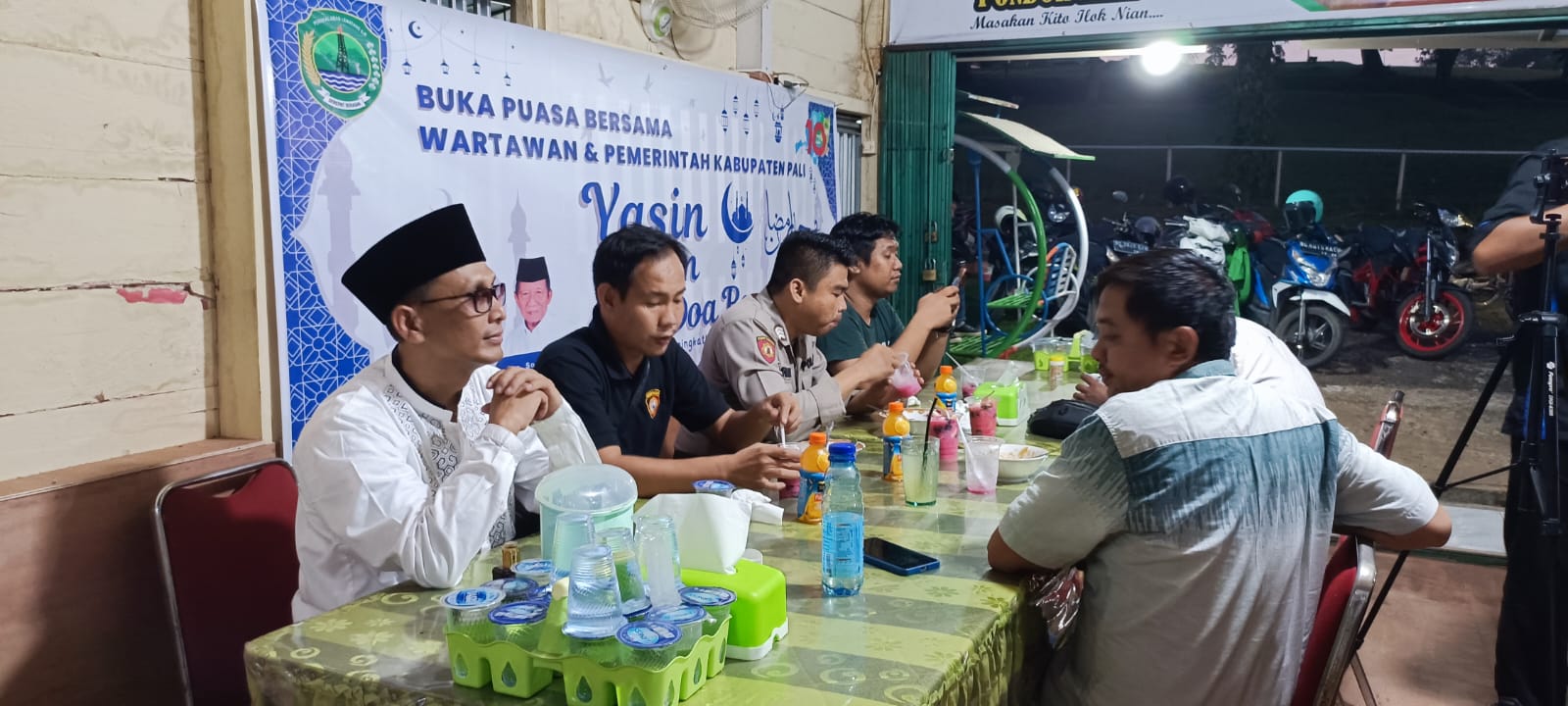 Buka Puasa Bersama Wartawan Bumi Serpat Serasan Dihadiri Jajaran Polres PALI